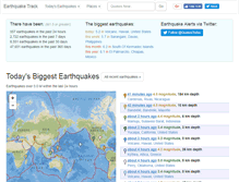 Tablet Screenshot of es.earthquaketrack.com